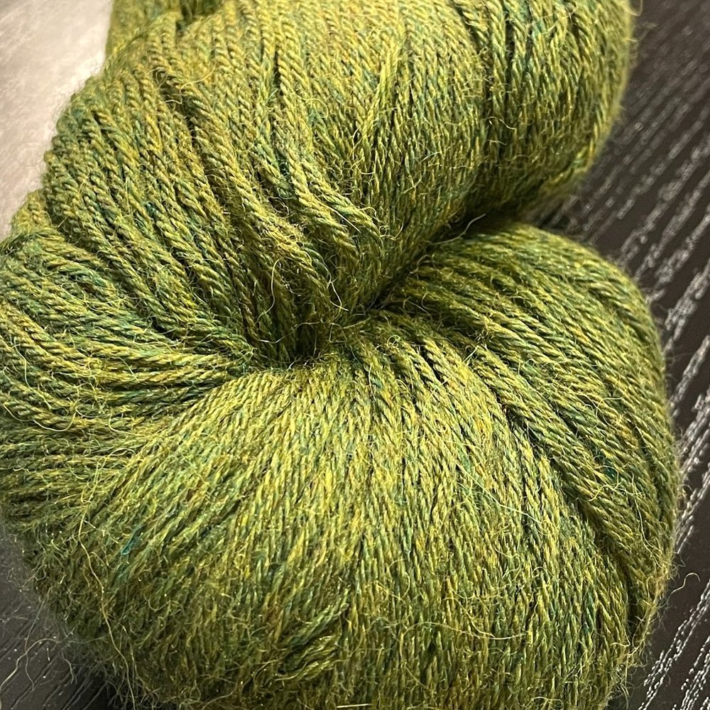 Berroco Ultra Alpaca Fine - 1 skein - Color: Pea Soup Mix - Wool/Alpaca/Nylon